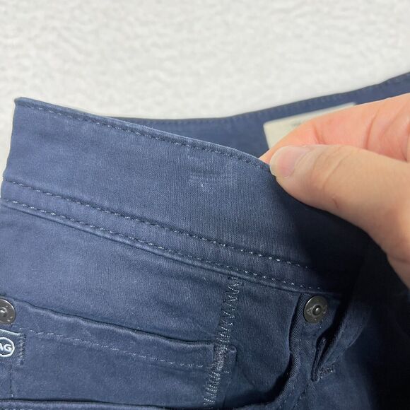 AG Adriano Goldschmied Pants Mens 32x34 The Graduate Tailored Leg Blue Navy - Picture 2 of 9